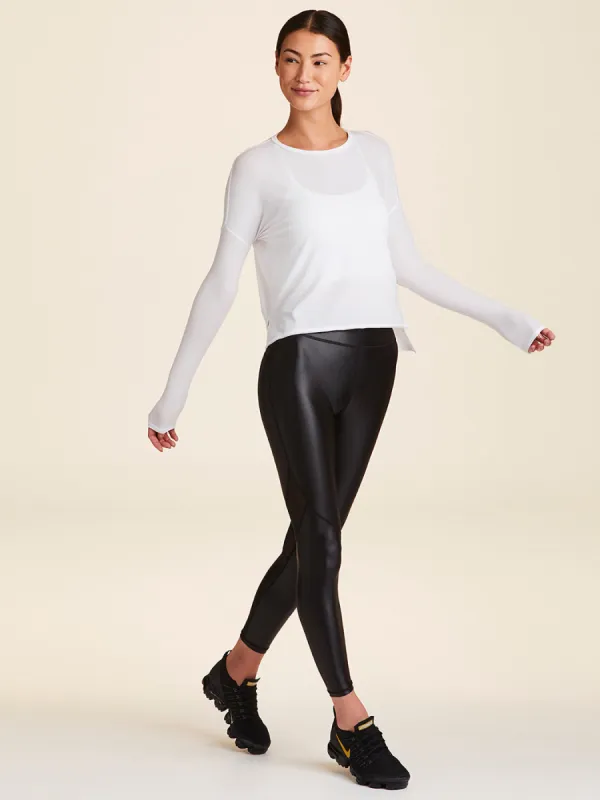 Long Sleeve Breakers Tee - White sold by Carbon38