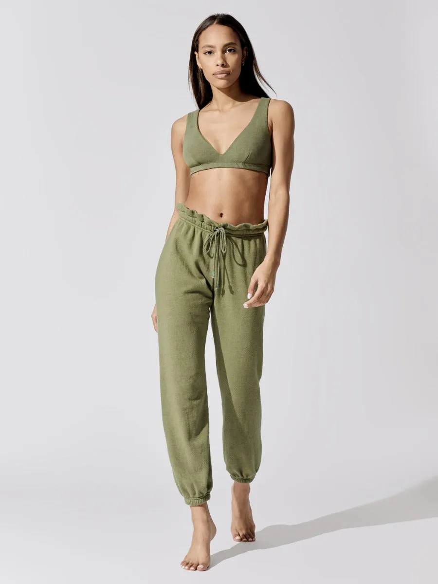 Vintage Fleece Gemstone Sweatpants - Basil With Jade sold by Carbon38 product image thumbnail 4