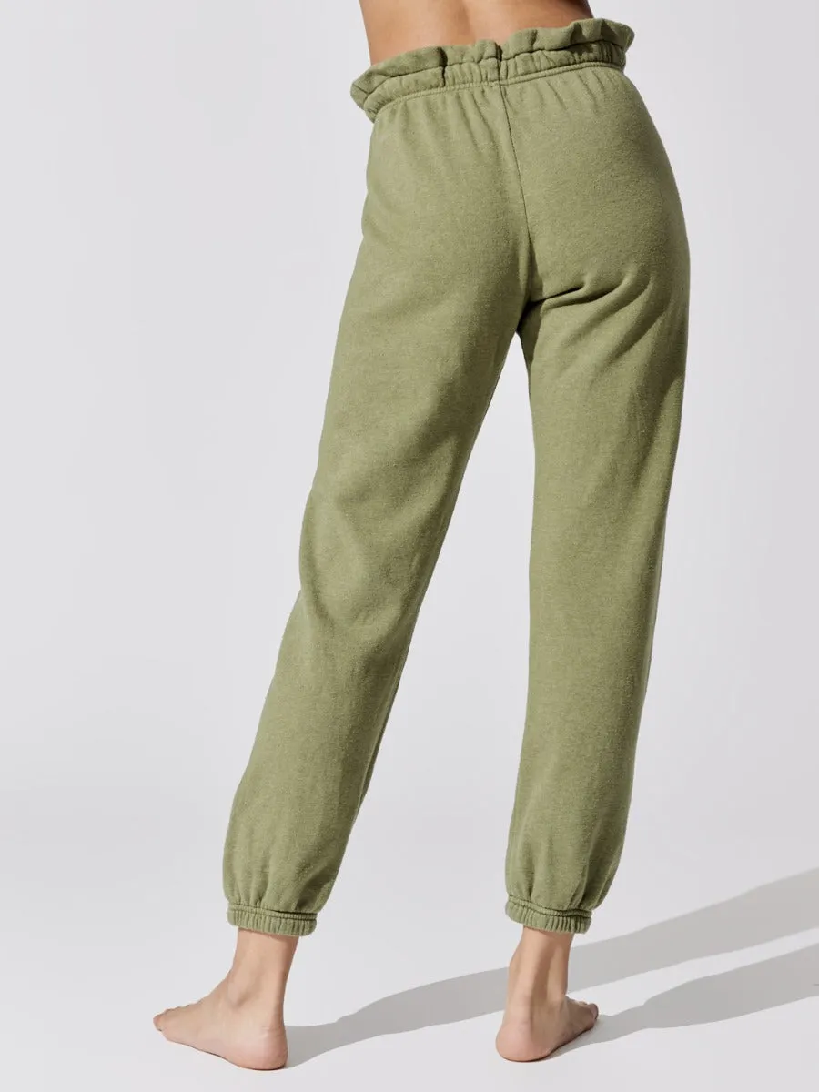 Vintage Fleece Gemstone Sweatpants - Basil With Jade sold by Carbon38 product image thumbnail 2