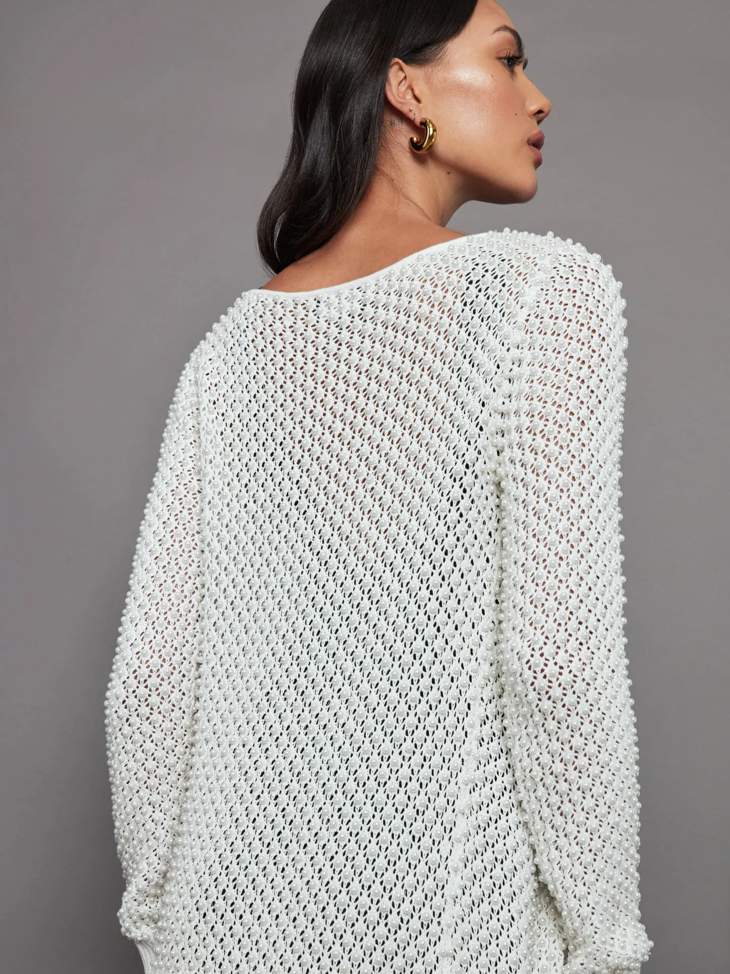 HAIFA CARDIGAN - OFF WHITE sold by Carbon38 product image thumbnail 4