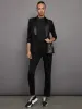 SLEEVELESS MOCK NECK TOP IN MELT - BLACK sold by Carbon38