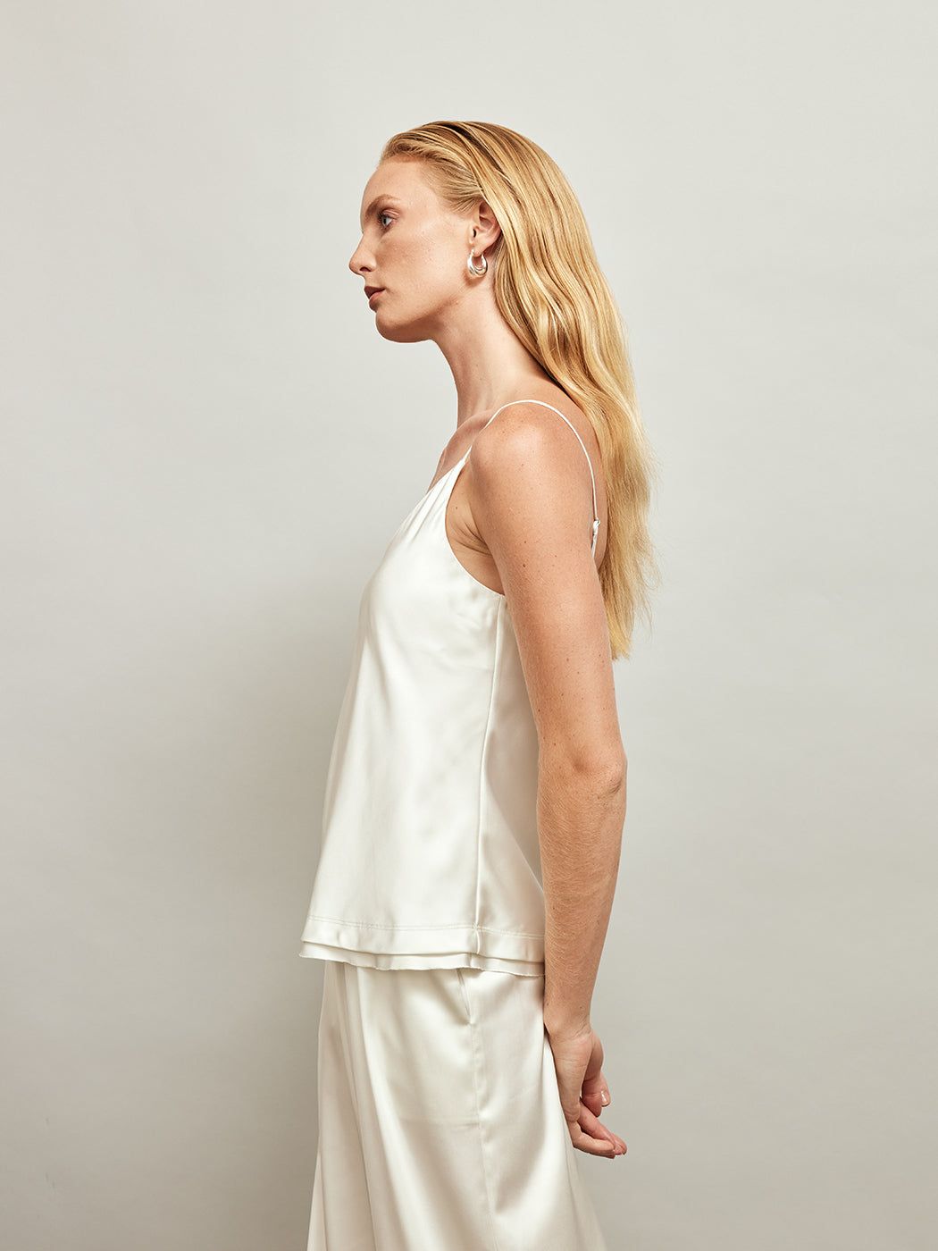 Satin Cami - Ivory sold by Carbon38 product image thumbnail 3