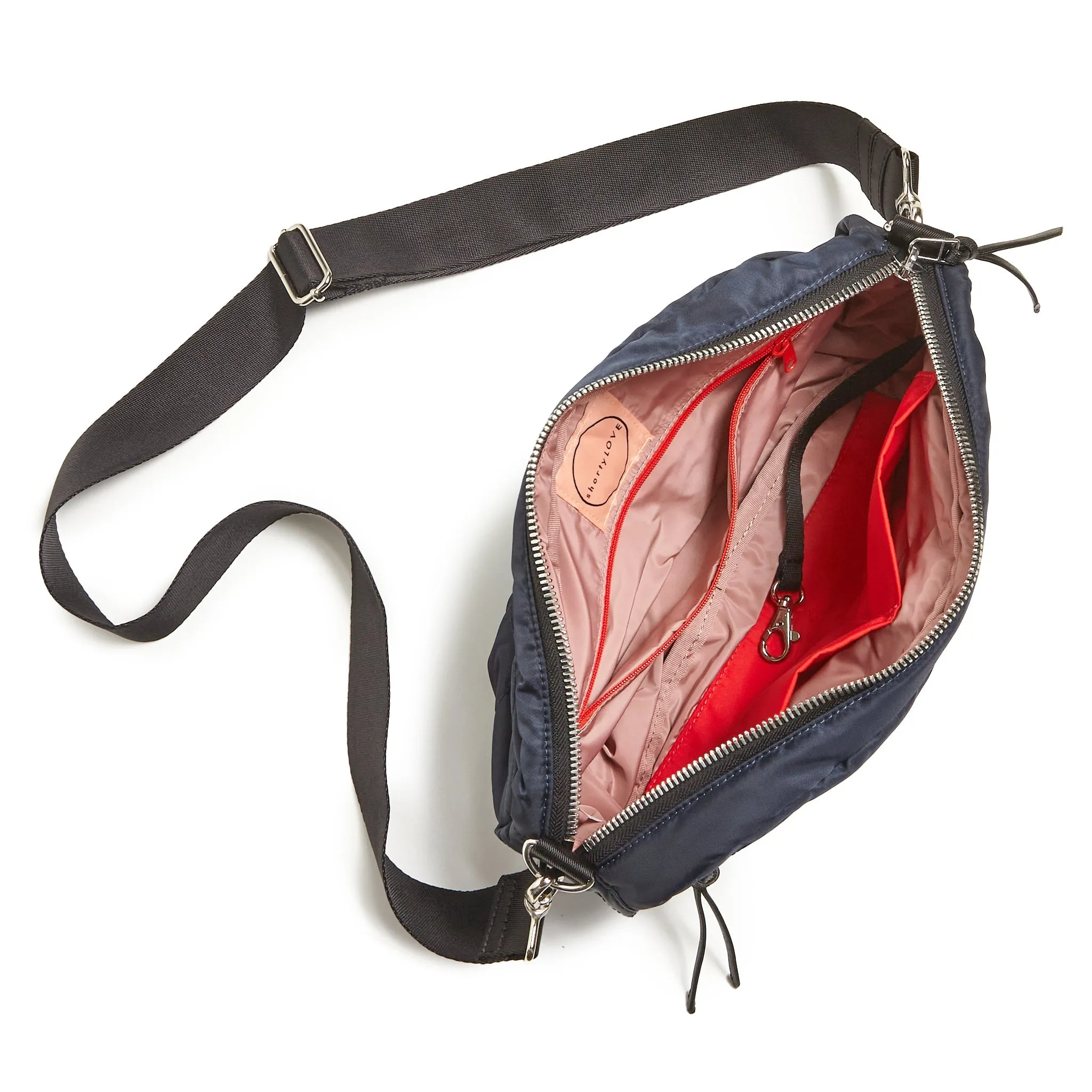 medium cruiser quilted crossbody - midnight sold by Carbon38 product image thumbnail 3