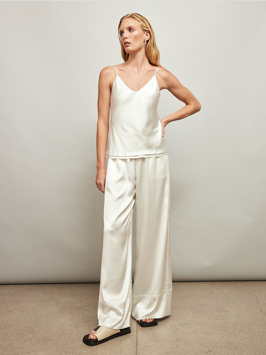 Satin Cami - Ivory sold by Carbon38