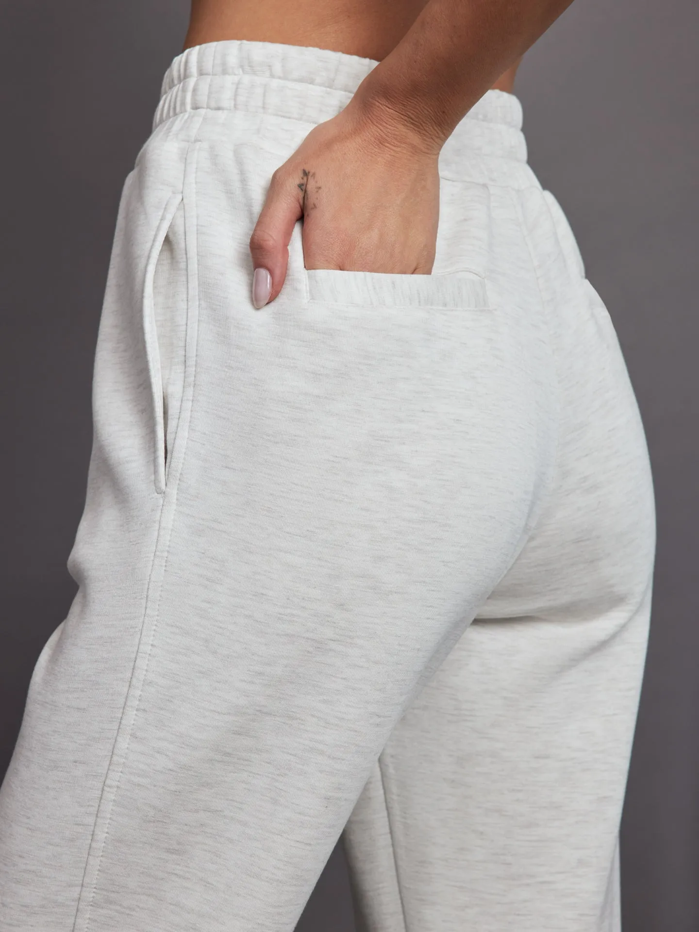 The Slim Zip Hem Pant - Ivory Marl sold by Carbon38 product image thumbnail 5