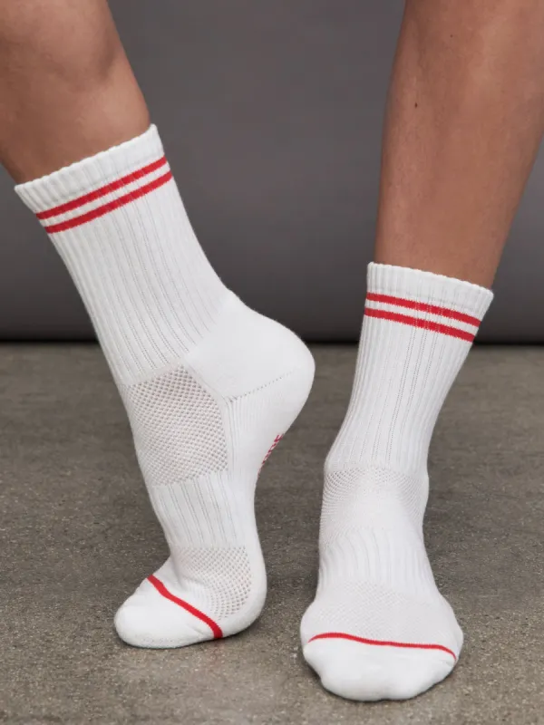 Boyfriend Socks - Clean White sold by Carbon38