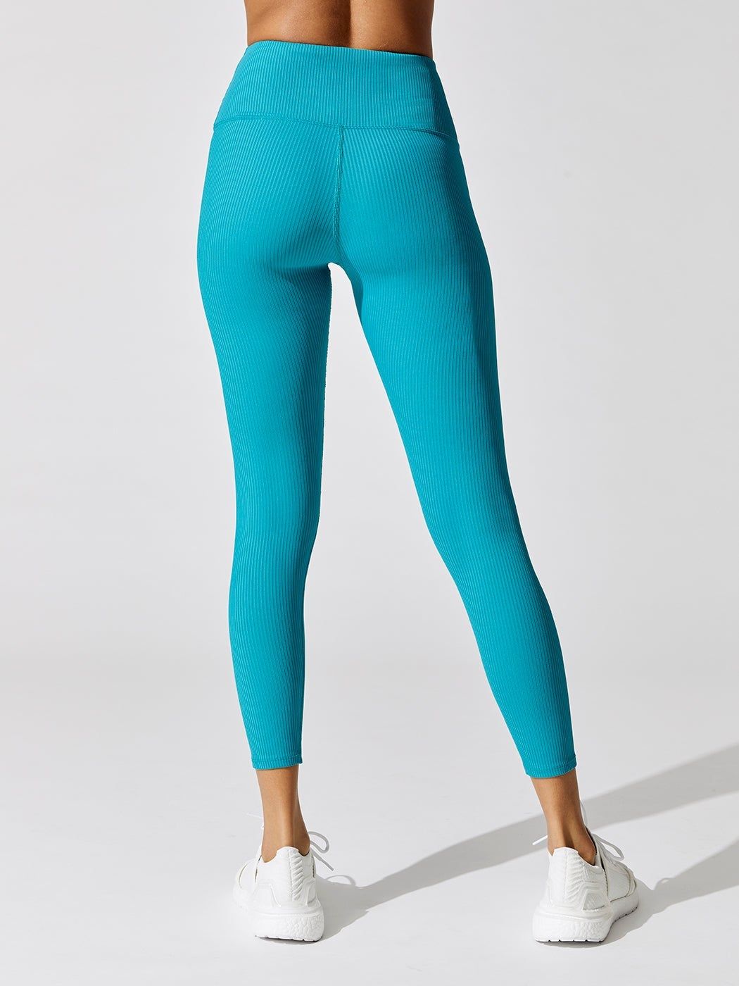 Ribbed 7/8 Legging - Dark Teal sold by Carbon38 product image thumbnail 3