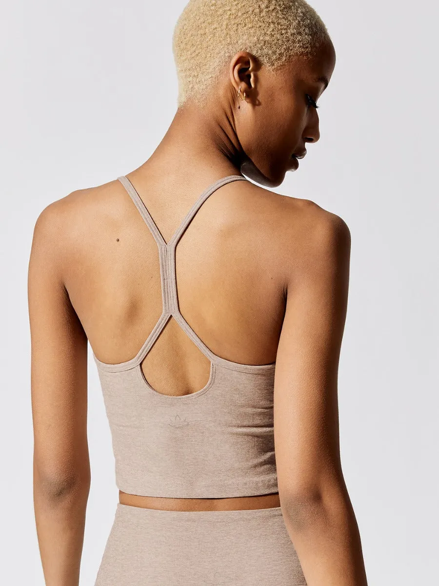Spacedye Slim Racerback Cropped Tank - Chai sold by Carbon38 product image thumbnail 2