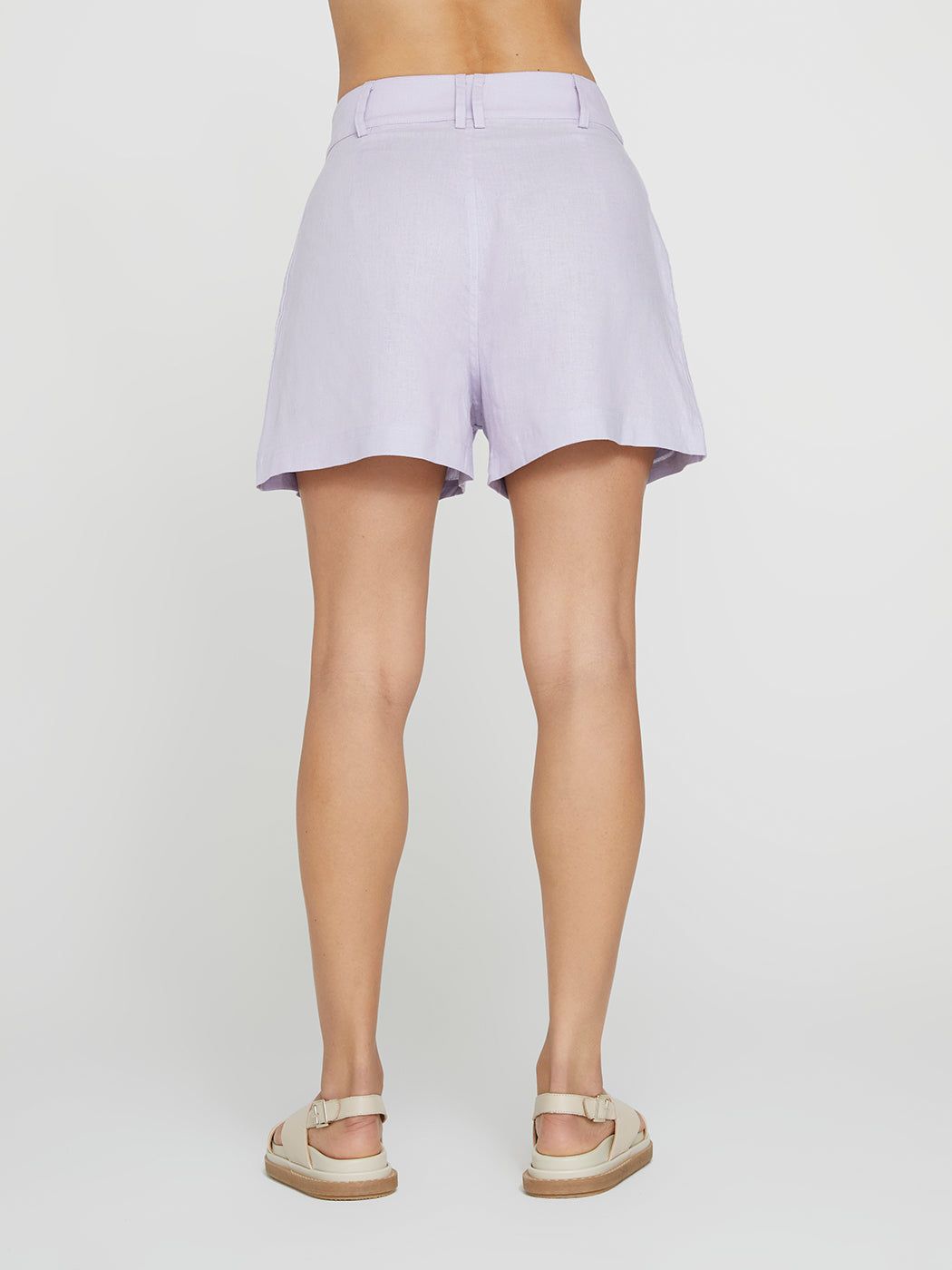 Linen Utility Short - Lavender sold by Carbon38 product image thumbnail 4