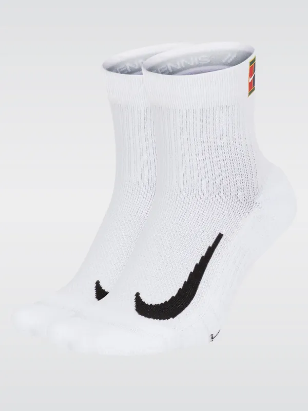NikeCourt Multiplier Max Socks - White/White sold by Carbon38