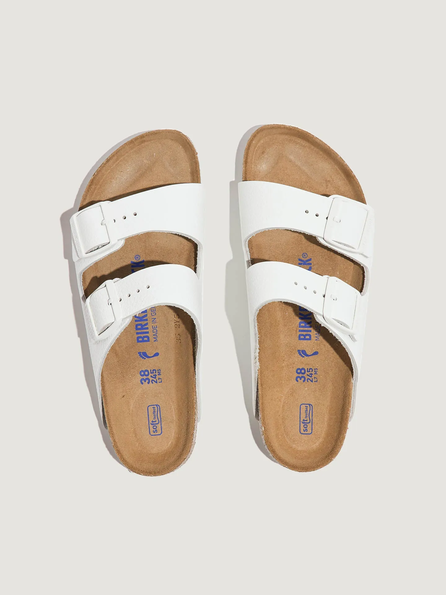 Arizona Soft Footbed - Leather/ White sold by Carbon38 product image thumbnail 2