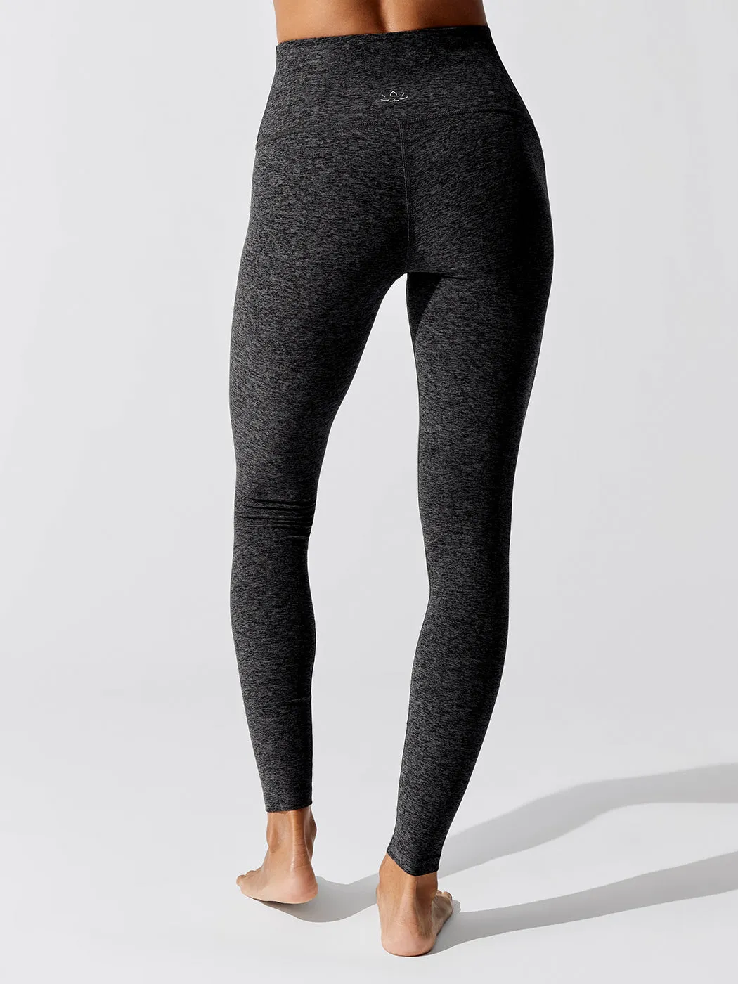 Spacedye Caught in the Midi High Waisted Legging - Black-Charcoal sold by Carbon38 product image thumbnail 5
