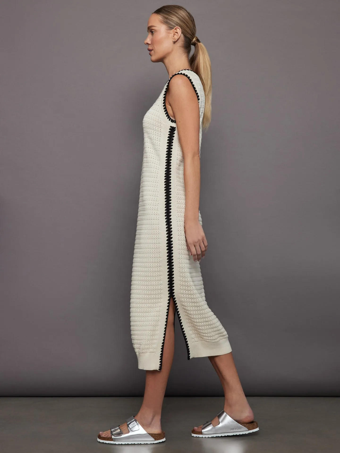 Dwight Tank Midi Dress - Birch sold by Carbon38 product image thumbnail 3