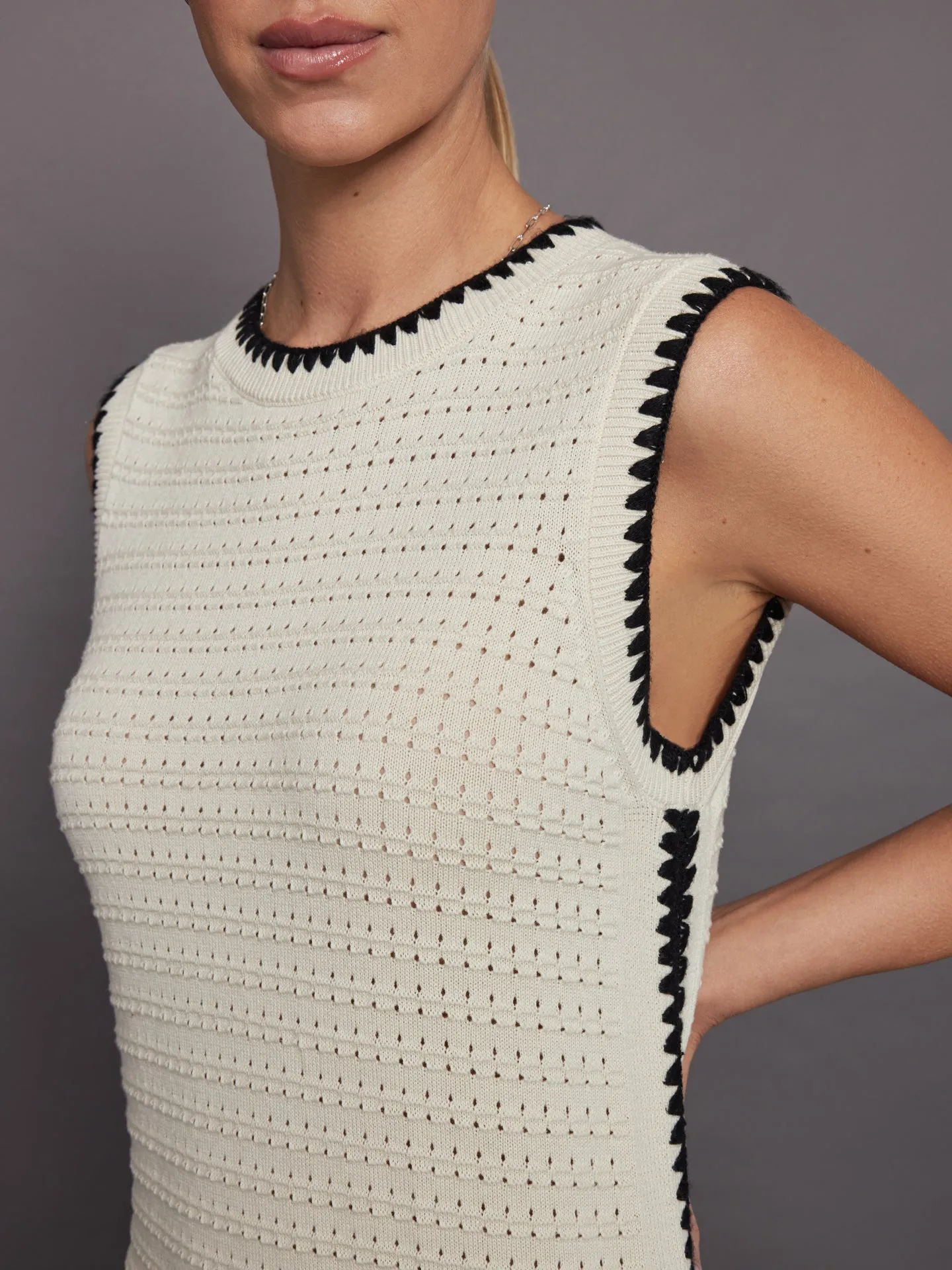 Dwight Tank Midi Dress - Birch sold by Carbon38 product image thumbnail 5