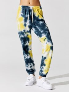 Tie Dye Jogger - Navy Multi sold by Carbon38