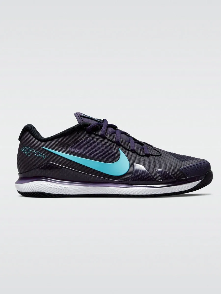 Court Air Zoom Vapor Pro Sneaker - Dark Raisin-Copa-White-Black sold by Carbon38