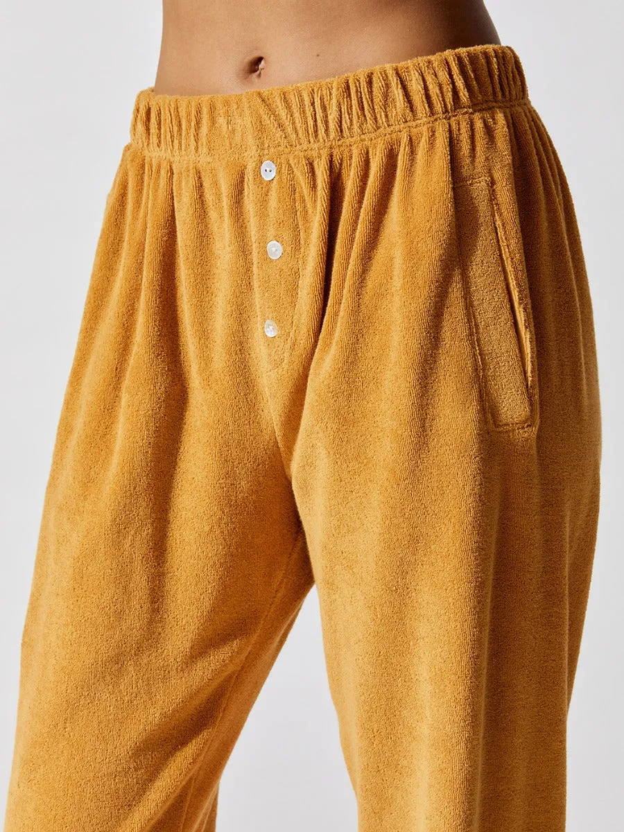 Terry Henley Sweatpant - Honey sold by Carbon38 product image thumbnail 5