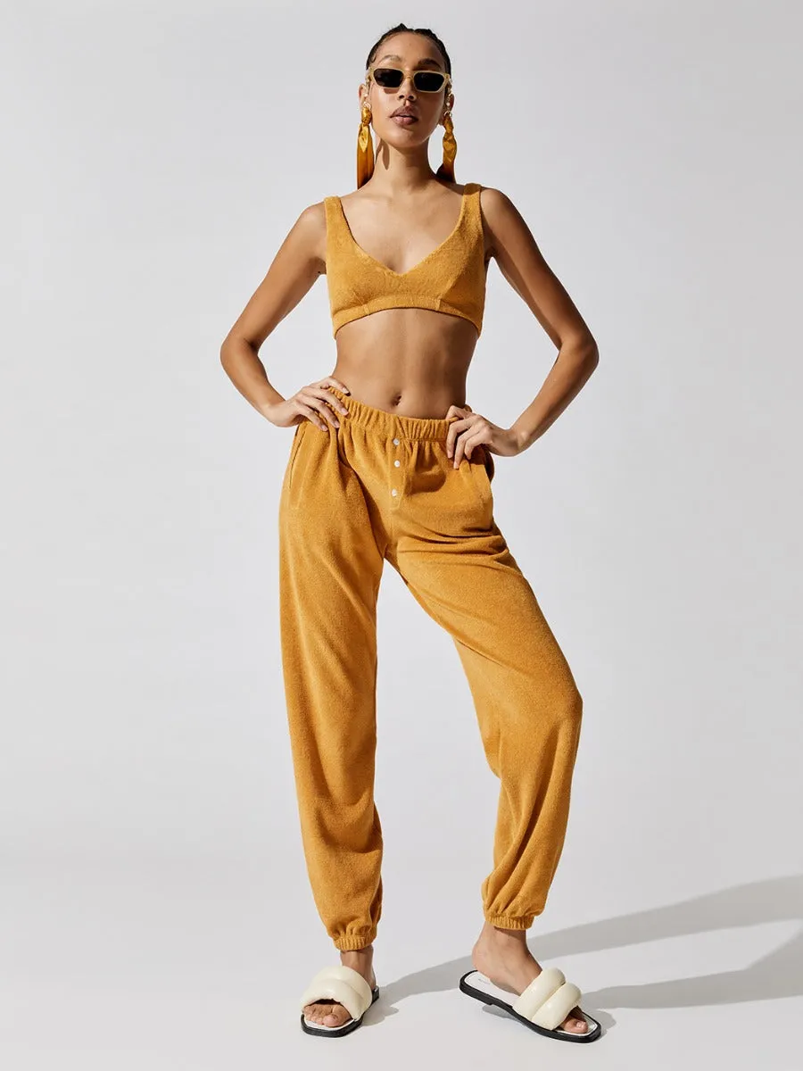 Terry Henley Sweatpant - Honey sold by Carbon38 product image thumbnail 2