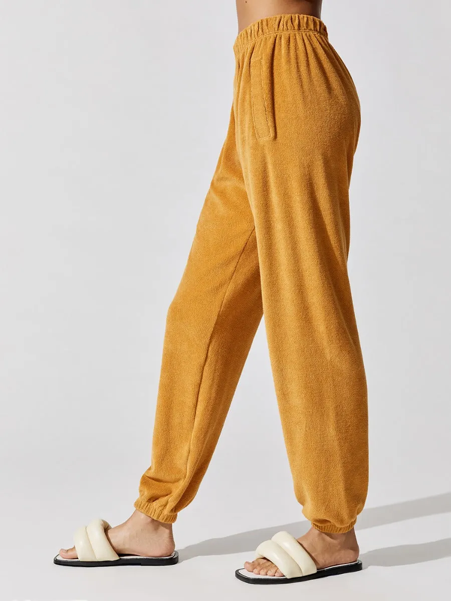 Terry Henley Sweatpant - Honey sold by Carbon38 product image thumbnail 4