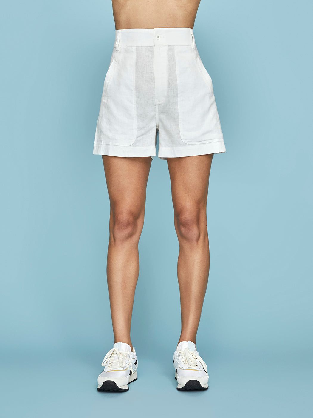Linen Utility Short - Cream sold by Carbon38 product image thumbnail 3