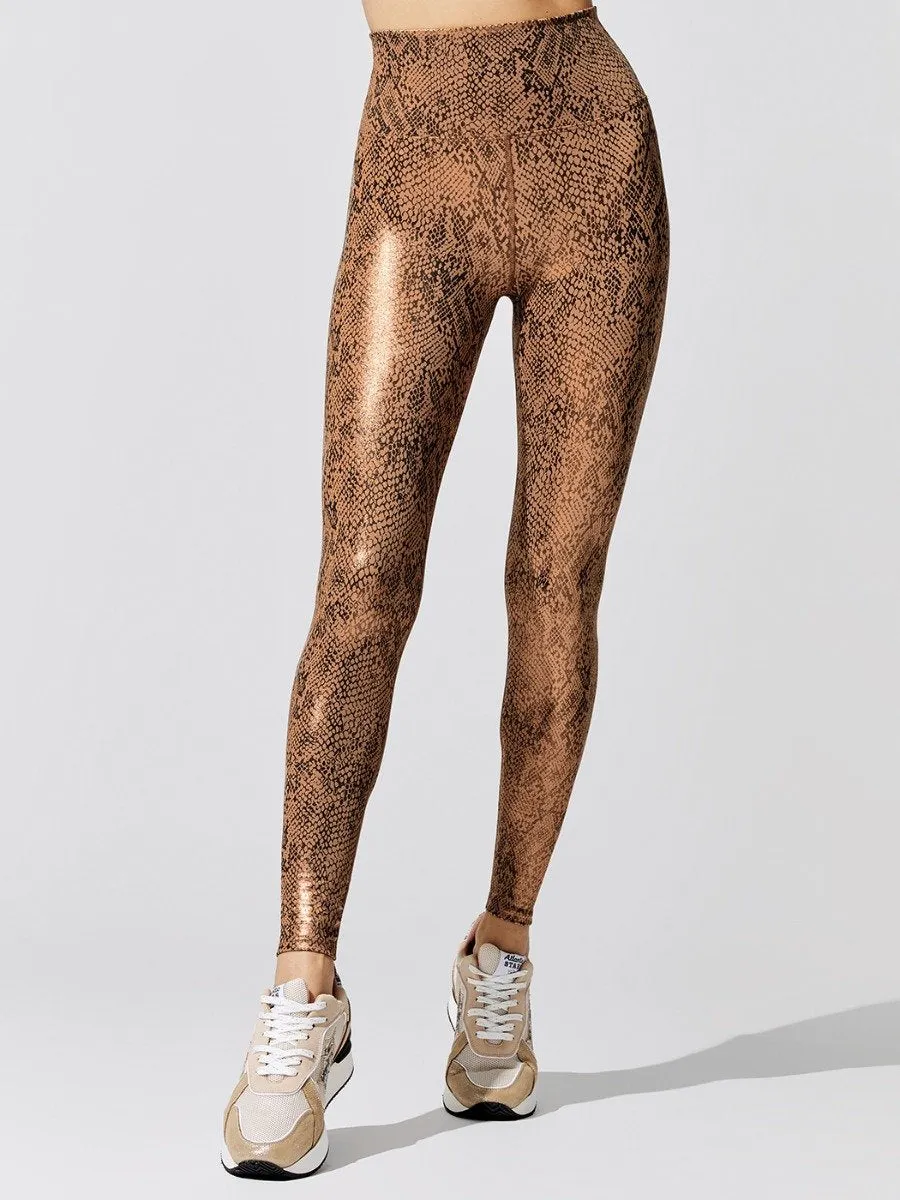 Piper Legging - Metallic Snake sold by Carbon38