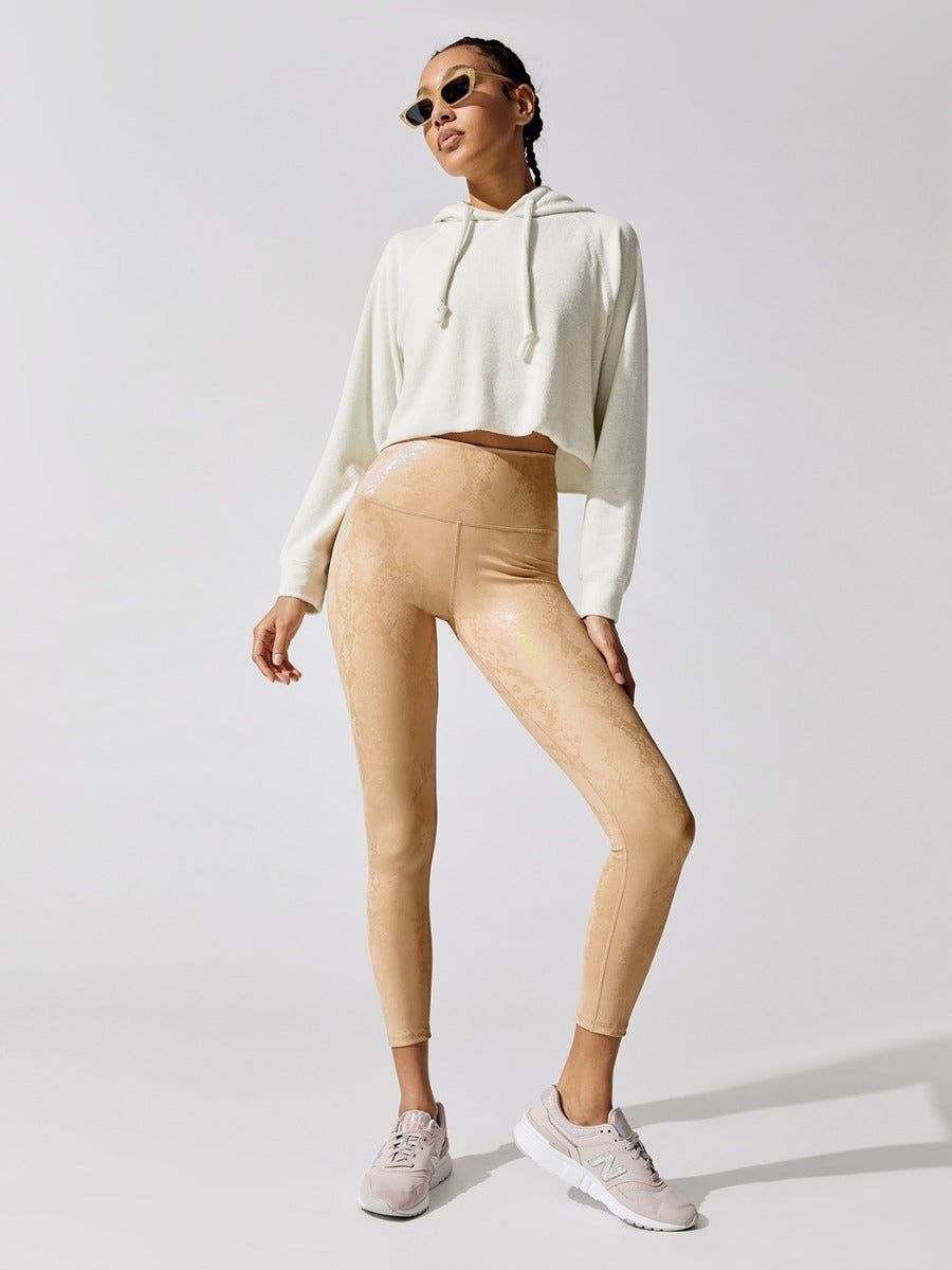 Metallic Snake High Rise 7/8 Legging - Brown sold by Carbon38 product image thumbnail 5