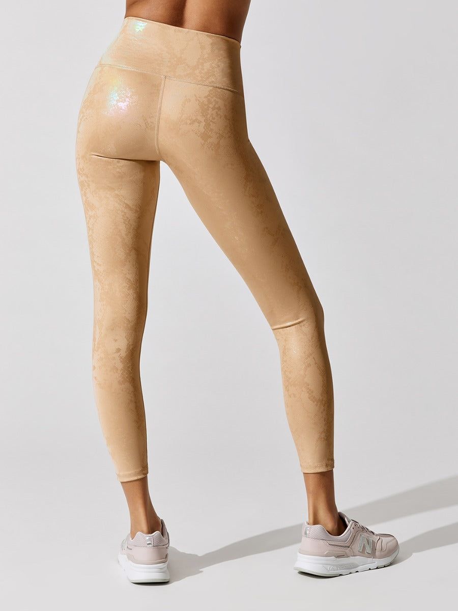 Metallic Snake High Rise 7/8 Legging - Brown sold by Carbon38 product image thumbnail 3