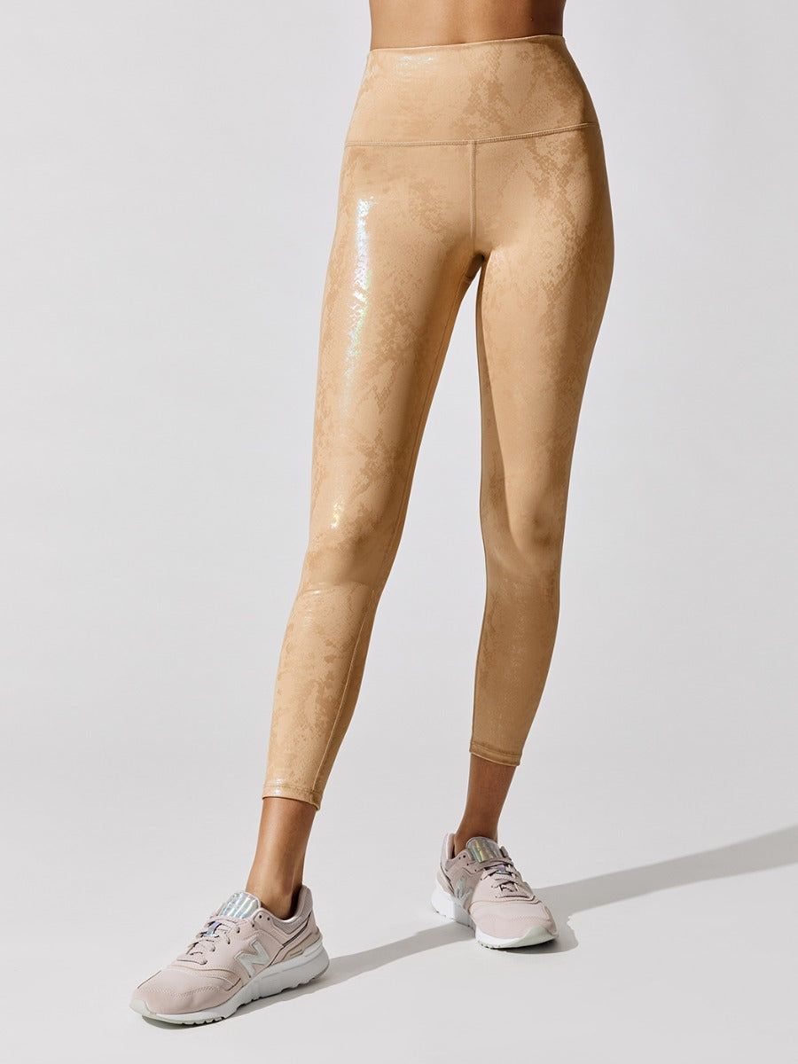 Metallic Snake High Rise 7/8 Legging - Brown sold by Carbon38 product image thumbnail 2