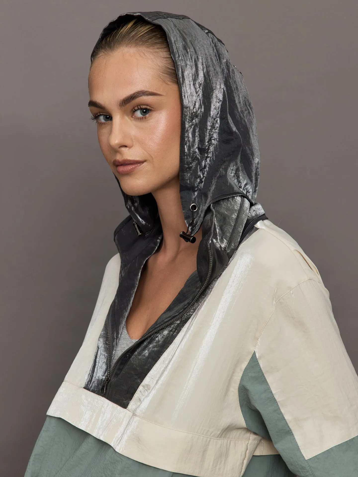 Athena Colorblock Track Jacket - Black Combo sold by Carbon38 product image thumbnail 5