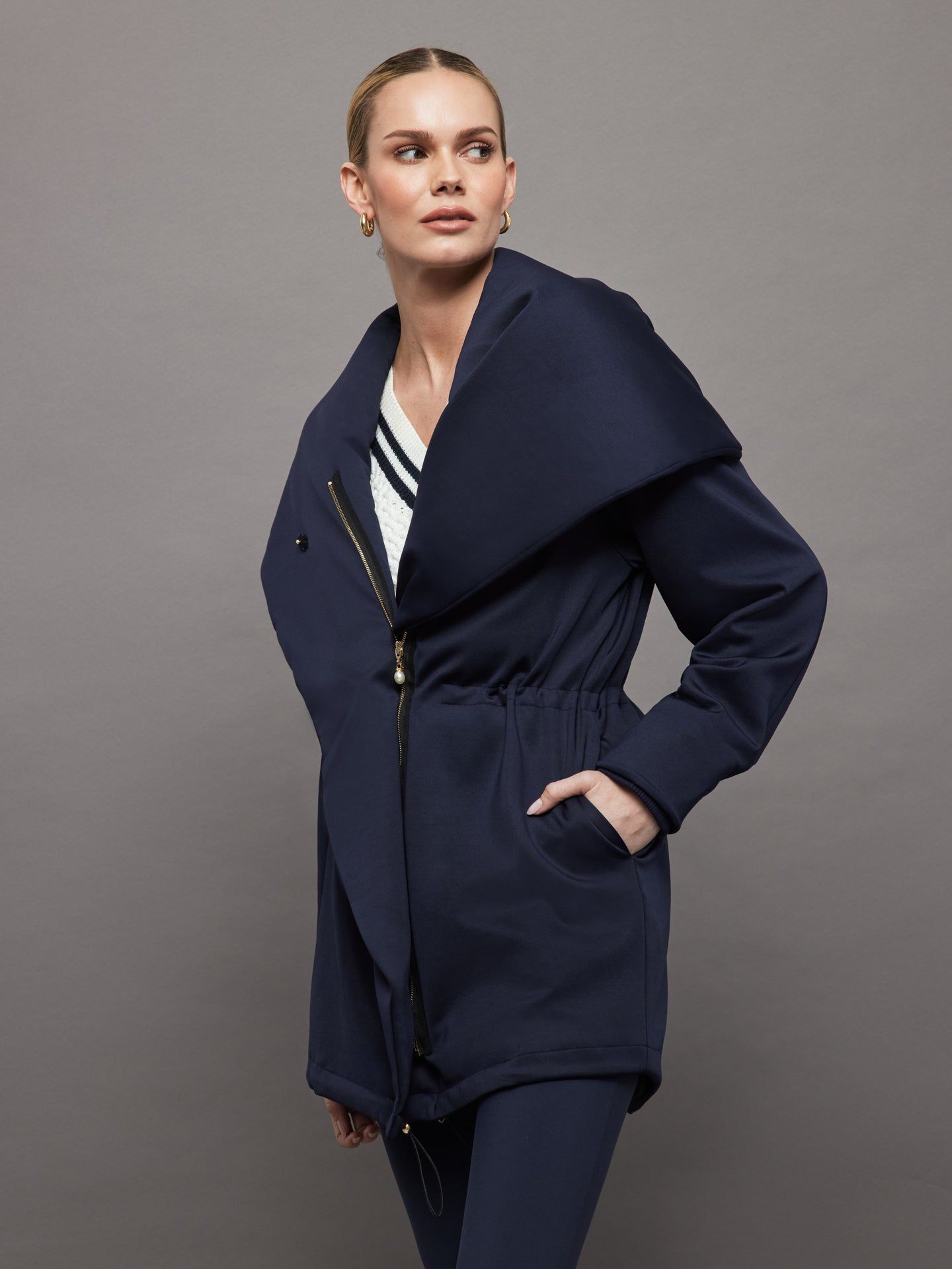 ANORAK JACKET - NAVY sold by Carbon38