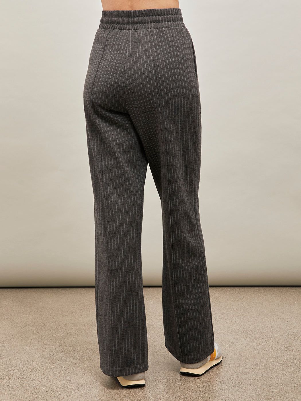 Pinstripe Wide Leg Pant - Black Pinstripe sold by Carbon38 product image thumbnail 4