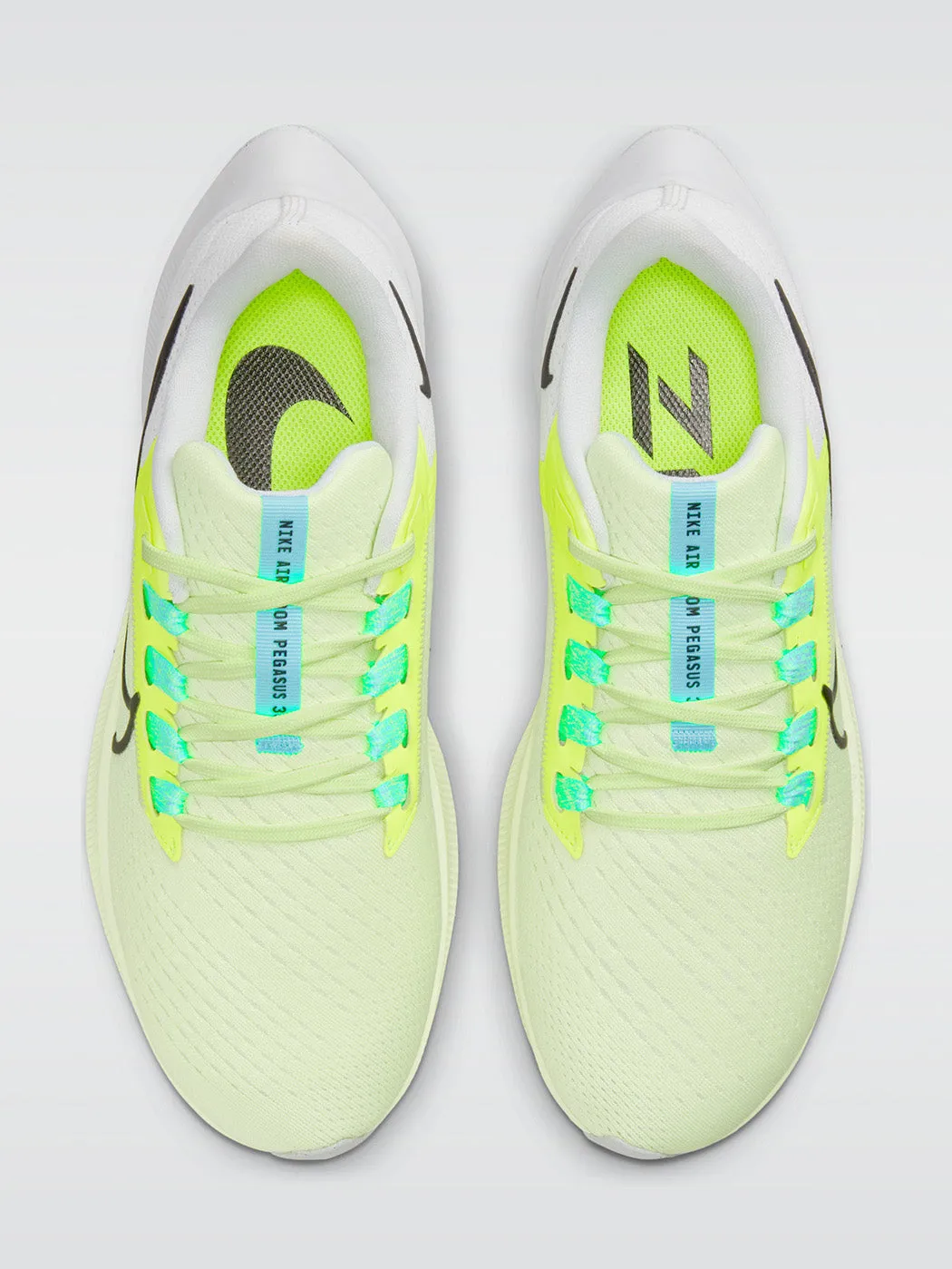 Nike Air Zoom Pegasus 38 - Barely Volt-Black-Volt-Aurora Green sold by Carbon38 product image thumbnail 4