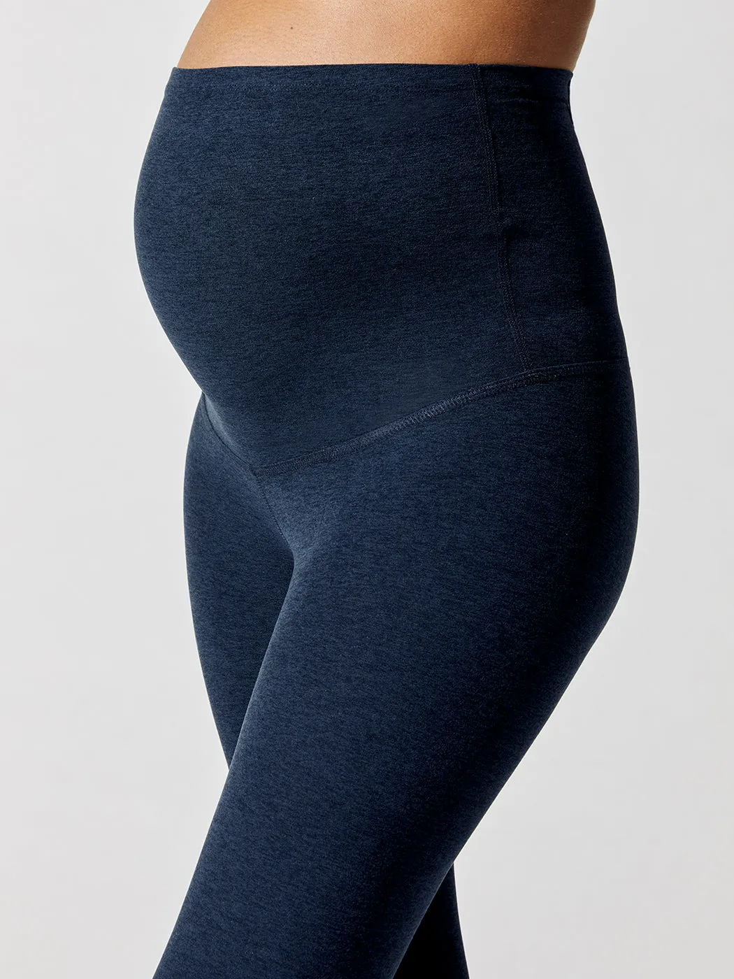 Spacedye Love The Bump Maternity Midi Legging - Nocturnal Navy sold by Carbon38 product image thumbnail 5