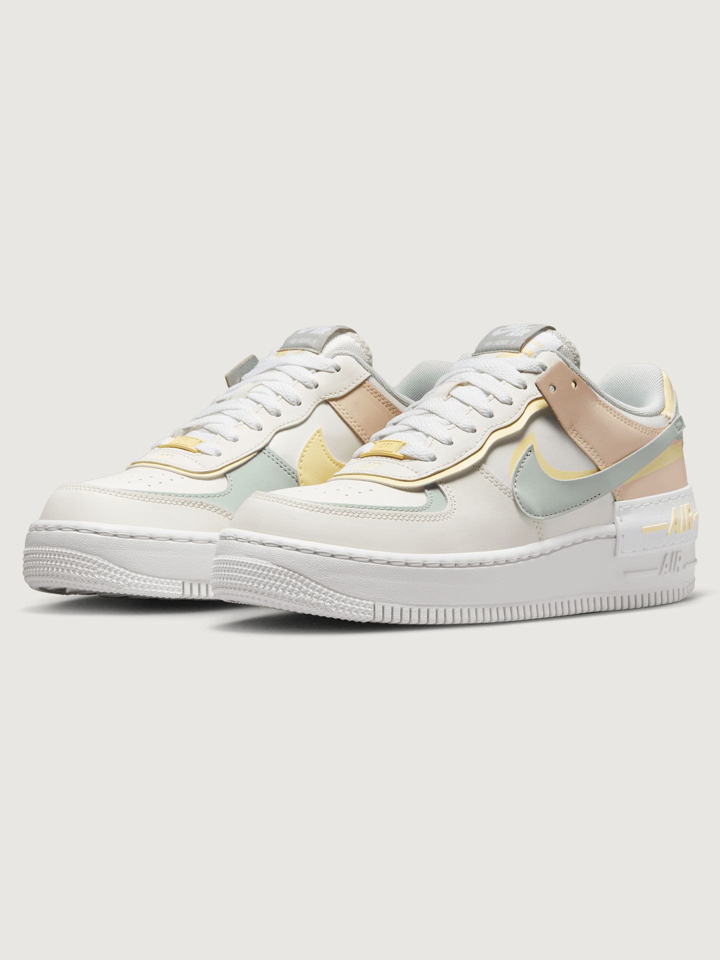 Nike AF1 Shadow - SAIL/LIGHT SILVER-CITRON TINT sold by Carbon38 product image thumbnail 3