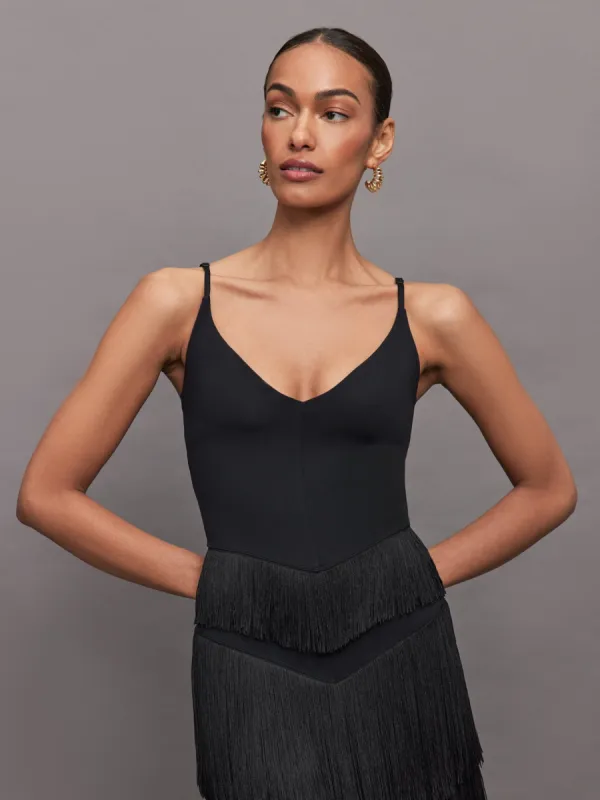 Fringe Tank in Melt - Black sold by Carbon38