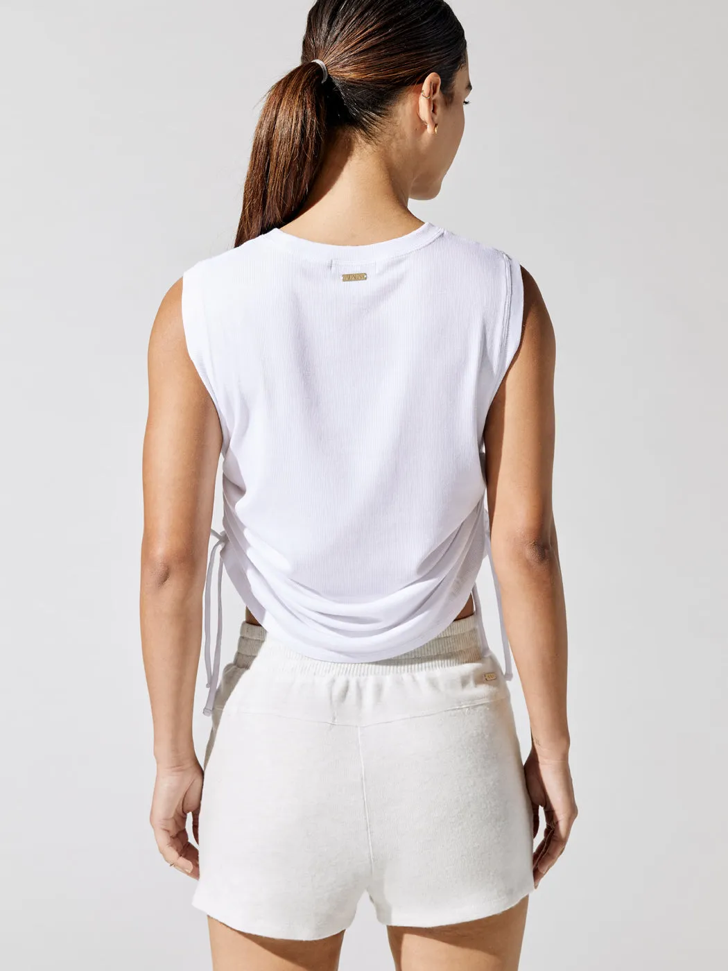 Indio Muscle Tank - White sold by Carbon38 product image thumbnail 2