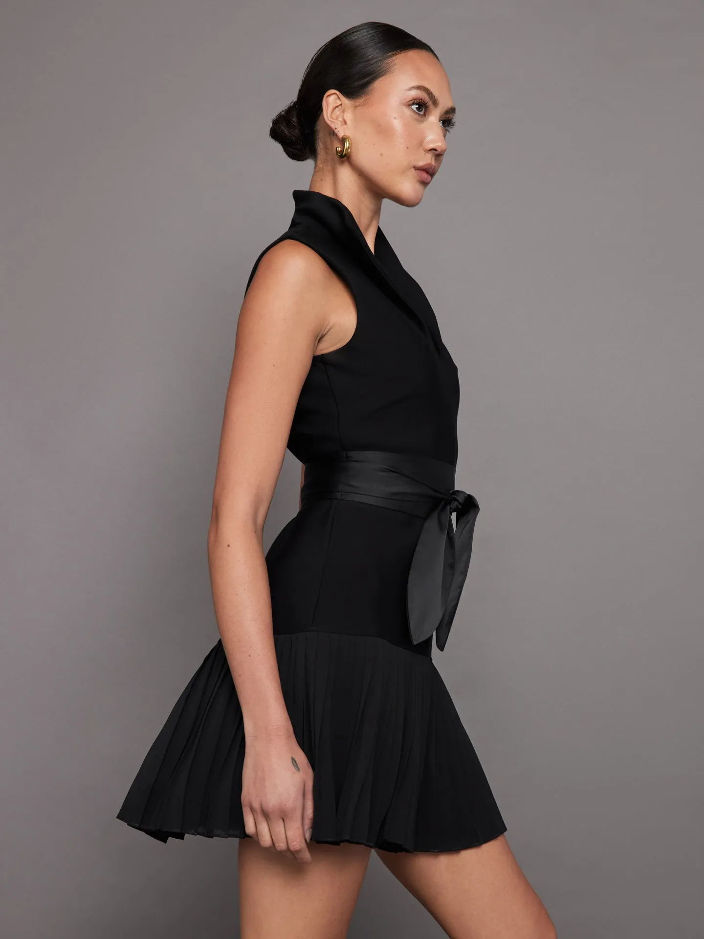 Pleated Tennis Dress - Black sold by Carbon38 product image thumbnail 3