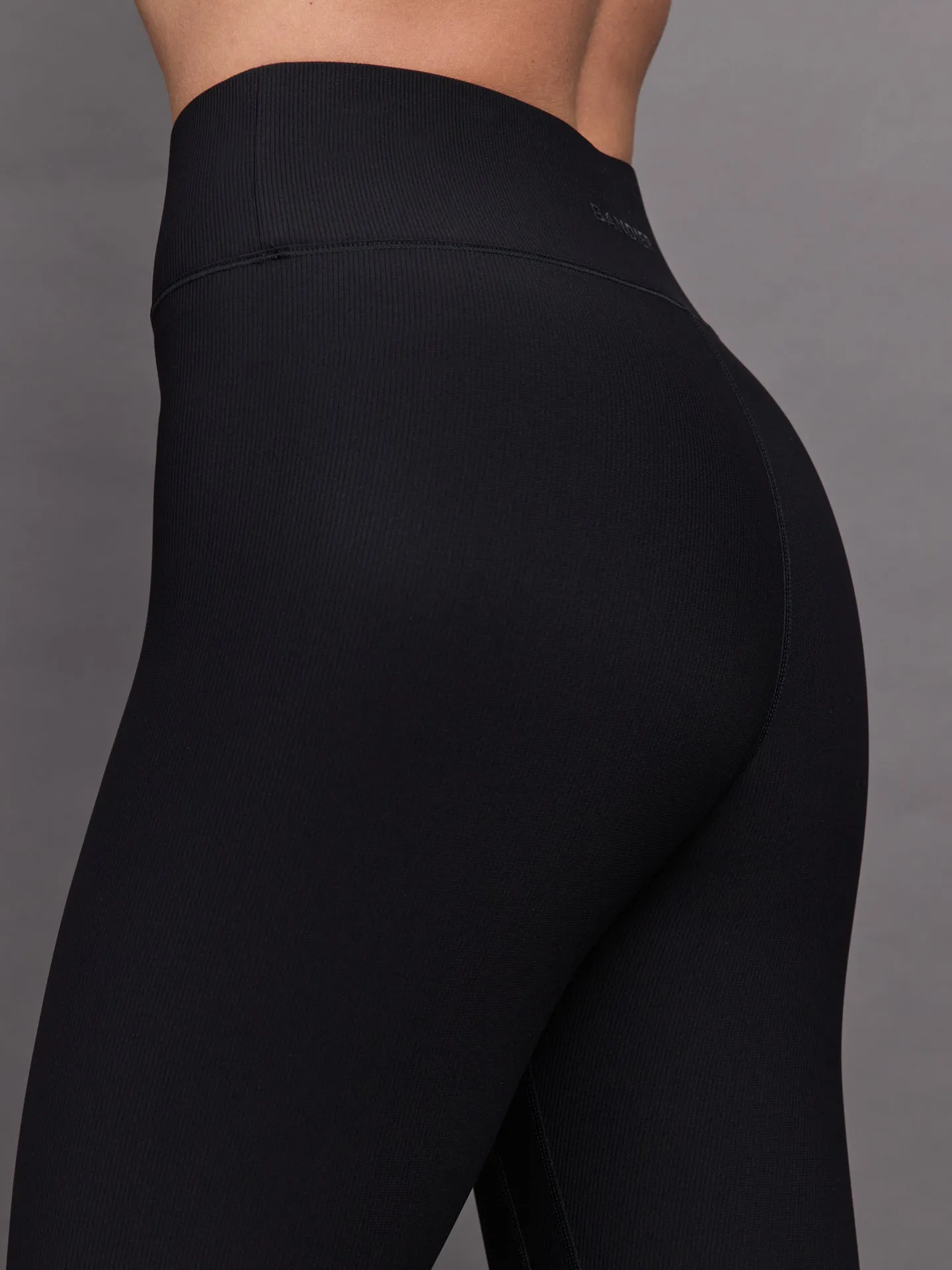 Center Stage Rib Legging - Black sold by Carbon38 product image thumbnail 5