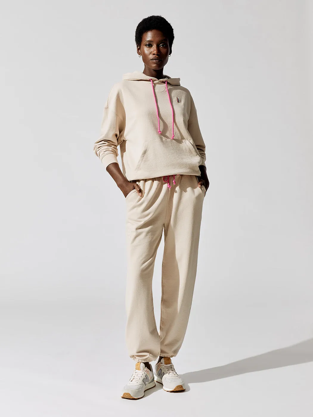 Classic Cotton Jogger - Oat Milk sold by Carbon38 product image thumbnail 2