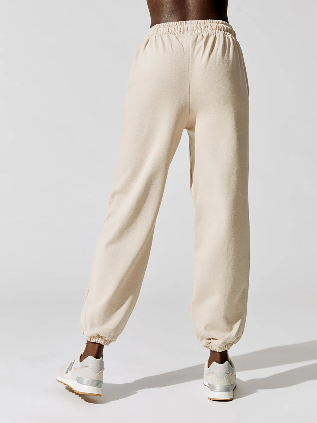 Classic Cotton Jogger - Oat Milk sold by Carbon38 product image thumbnail 3