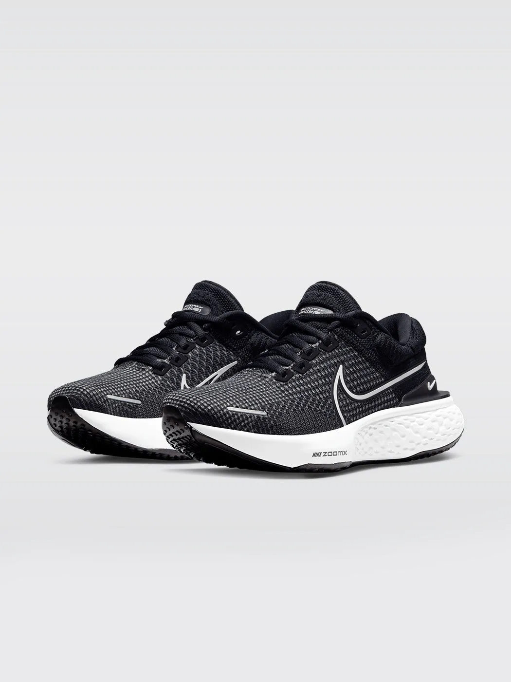 Nike ZoomX Invincible Run Flyknit 2 - Black/Summit White-Summit White sold by Carbon38 product image thumbnail 2