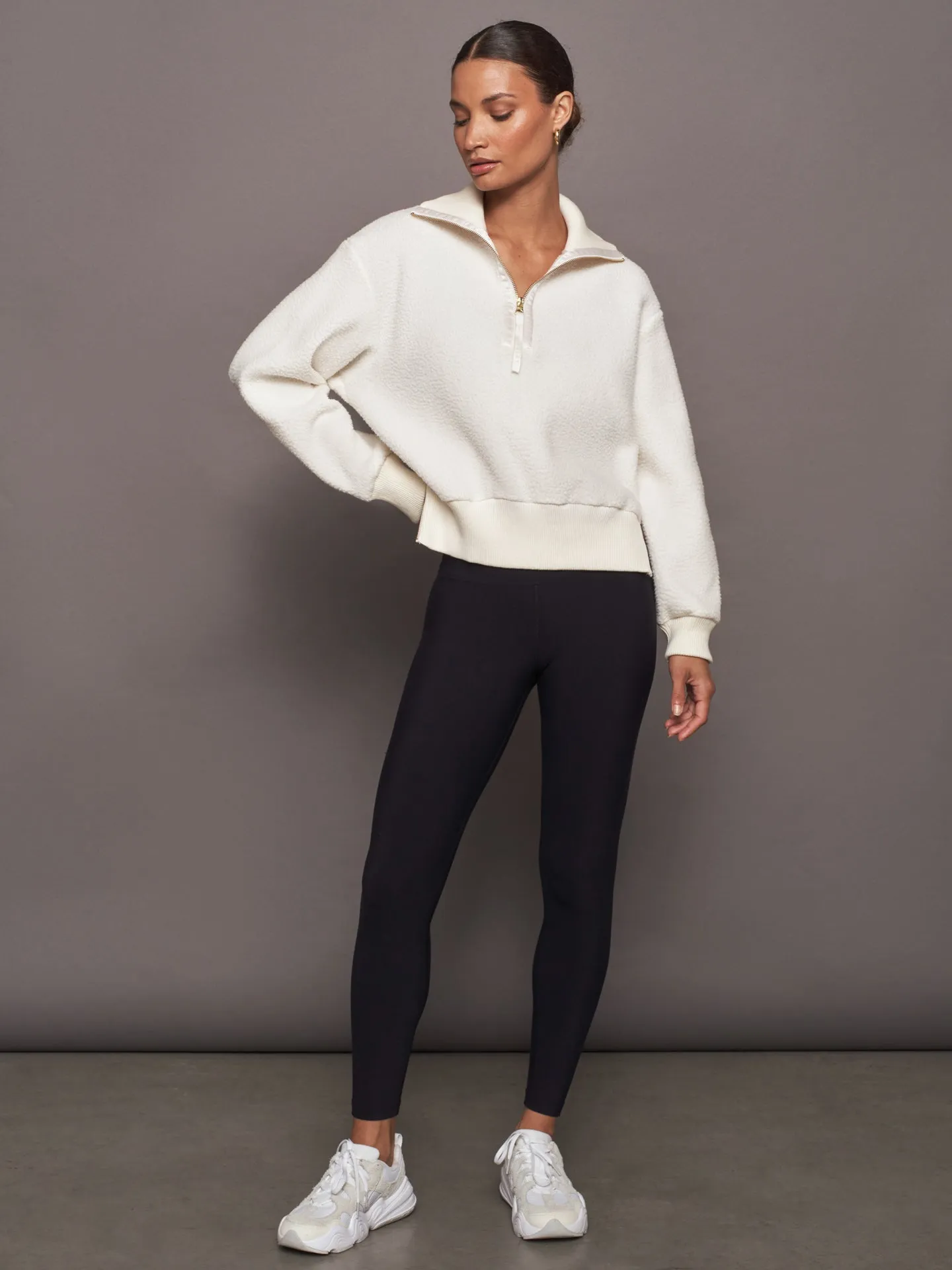 Roselle Half Zip Fleece - Egret sold by Carbon38 product image thumbnail 4