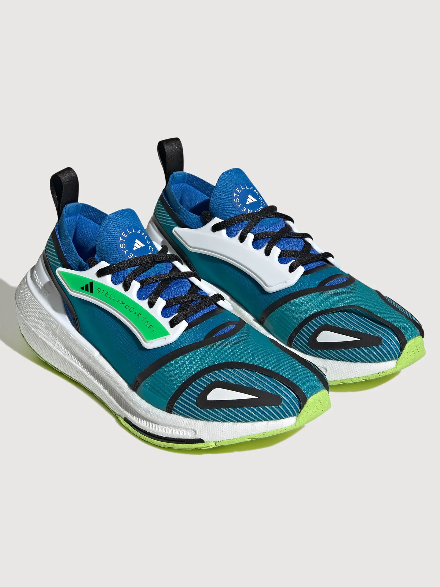 adidas by Stella McCartney ULTRABOOST 23 - GLORY BLUE/ALMOST BLUE/SOLAR YELLOW sold by Carbon38 product image thumbnail 3