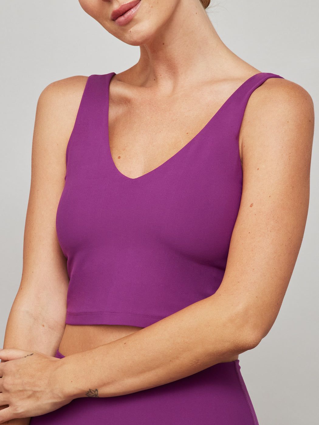 V-Neck Longline Bra in Melt - Charisma sold by Carbon38 product image thumbnail 3