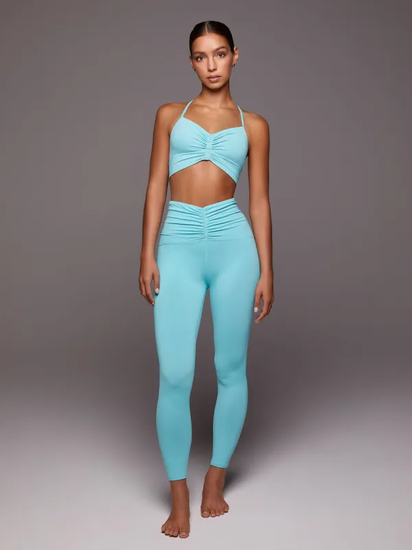 PALMA LONGLINE BRA - ISLAND BLUE made by MICHI