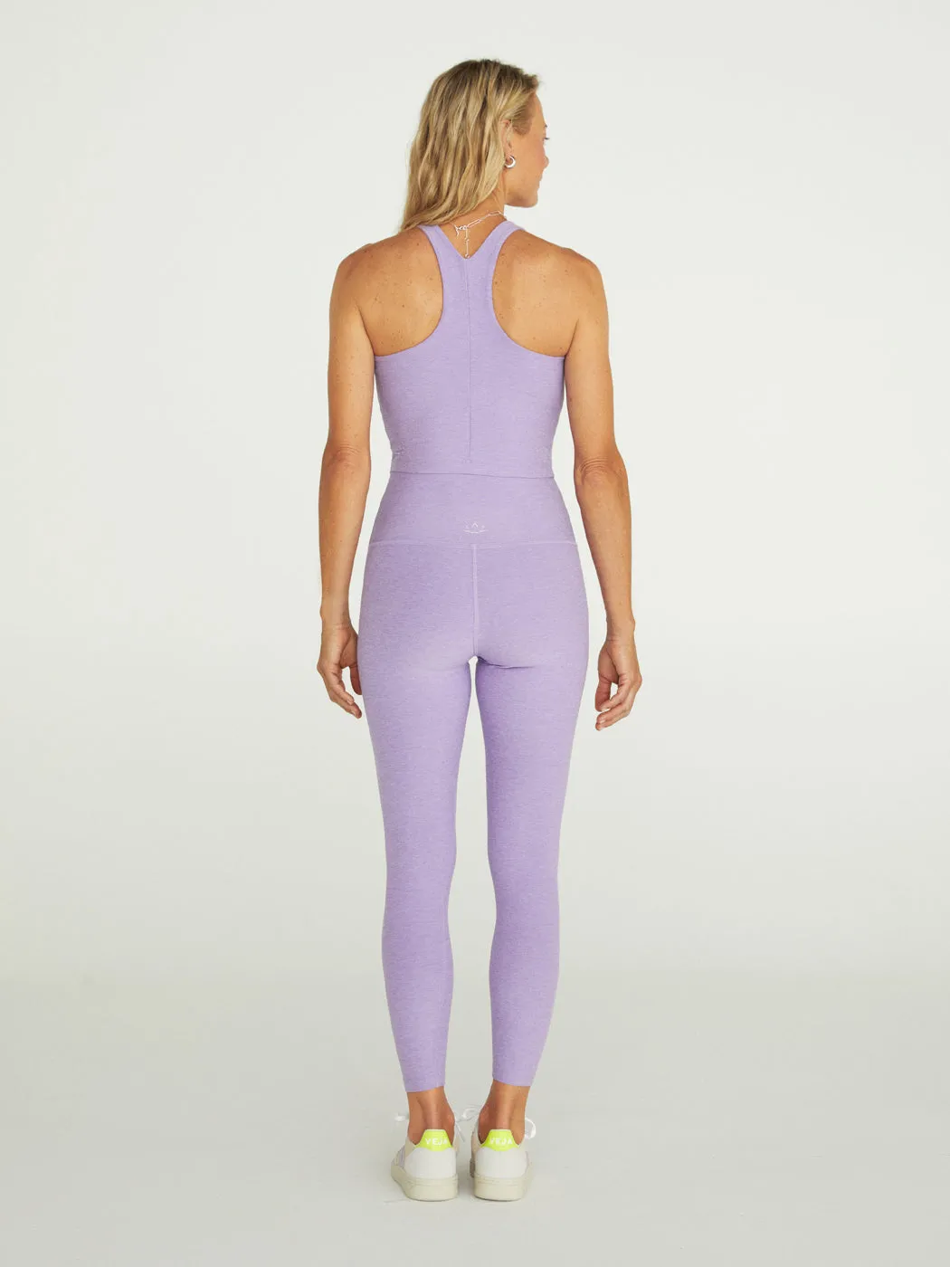 Spacedye Focus Cropped Tank - Crisp Lavender Heather sold by Carbon38 product image thumbnail 5