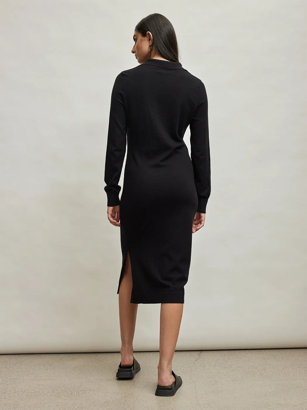 Polo Dress - Black sold by Carbon38 product image thumbnail 3