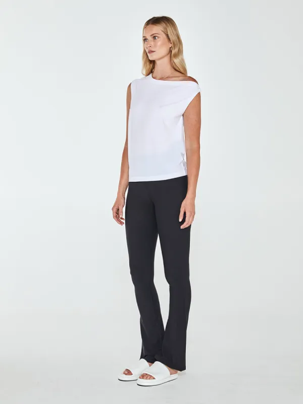 Drop Shoulder Top - White sold by Carbon38