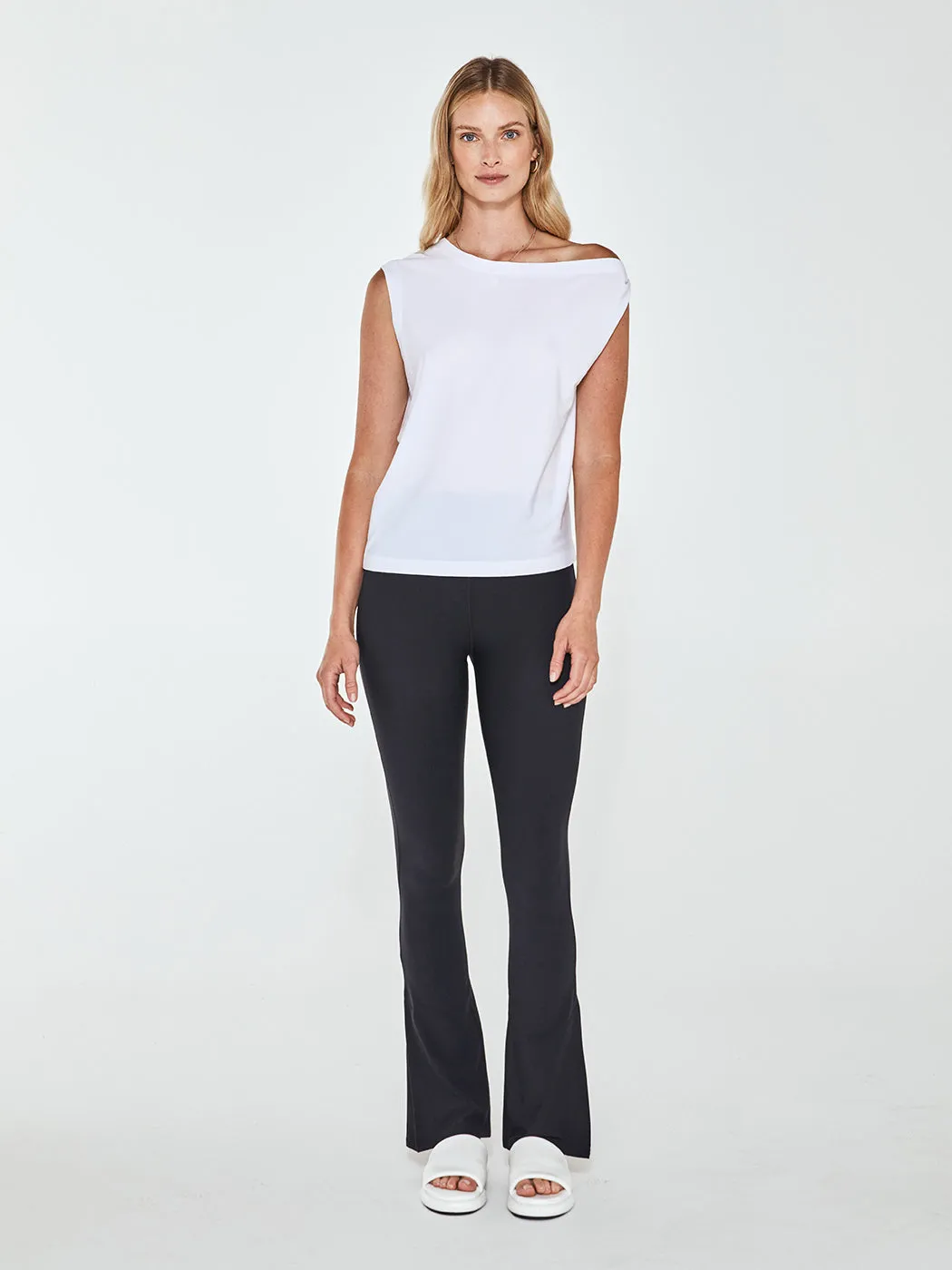 Drop Shoulder Top - White sold by Carbon38 product image thumbnail 2