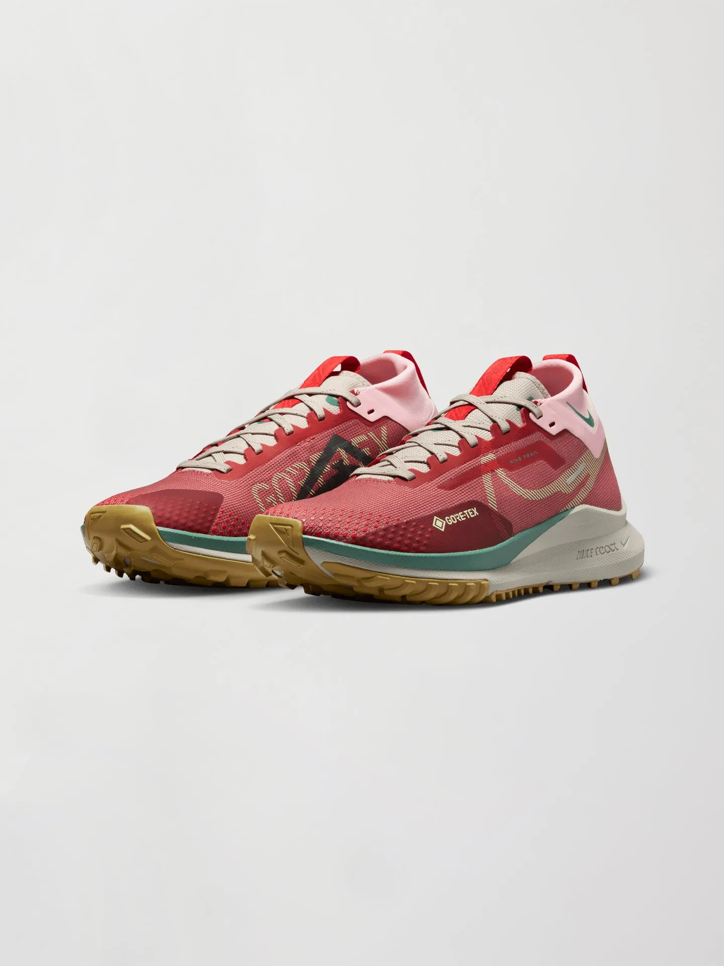 WMNS REACT PEGASUS TRAIL 4 GTX - Canyon Rust/Barely Volt-Med Soft Pink sold by Carbon38 product image thumbnail 3